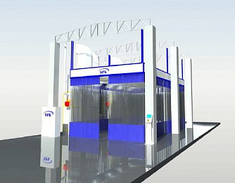Зона подготовки к окраске тупикового типа SPK-12.5.5